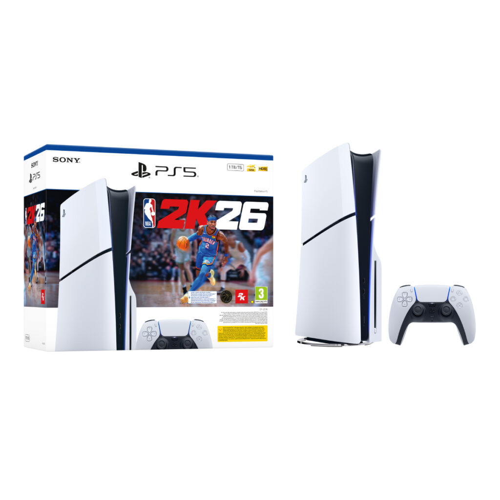 SONY PlayStation 5 Standart Disk Sürümü Konsolu ve NBA 2K26 - KKTC Bi Sipariş - Teknoloji>Bilgisayar Parçaları>Oyun Konsolu ve Aksesuarları>Konsol