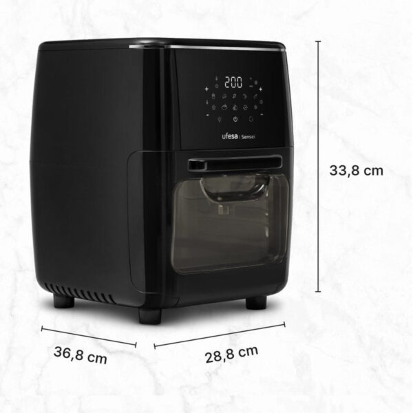 Ufesa Sensei Hava Fritözü 12 Litre, Siyah - Görsel 5