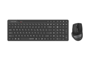 A4Tech Fb2800C Air2 Siyah Bt+2.4G Qk Klv+Silent Mouse Şarjlı 2000Dpi
