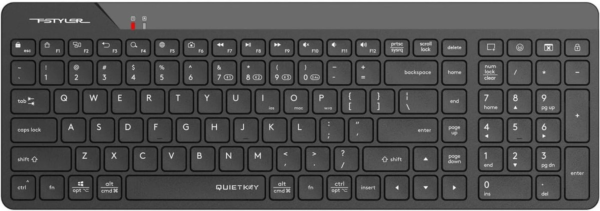 A4Tech Fbk23 As Bluetooth &Amp;Amp; 2.4G Wireless Keyboard /Siyah Kktc