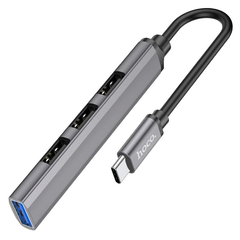 Adaptör Hoco Hb26 Type C - Usb3.0 + Usb2.0X3 Çoklayıcı KKTC