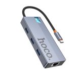 Adaptör Hoco Hb51 Type-C 6 In 1