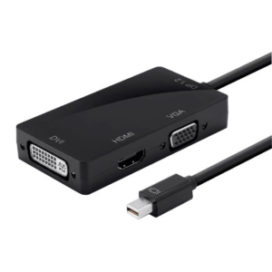 Adaptor Mını Dısplay Port To Hdmı Dvı Vga Adaptor Siyah KKTC