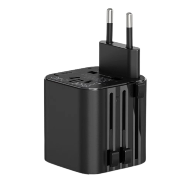 Adaptör Wiwu Ua005 2500W Universal Black - Görsel 2