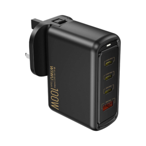 Adaptor Wiwu Warrior 100W Wi-U022W Gan Fast Charger