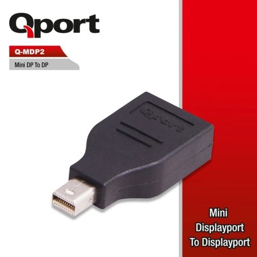 Aksesuar Qport Q-Mdp2 Mini Dp To Dp Cevırıcı KKTC