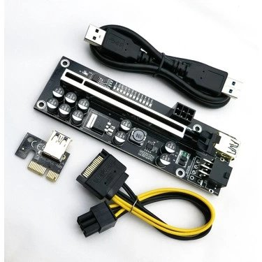 Aksesuar Rıser Kart Pcı-E 1X To 16X 6 Pin Ver011 Pro KKTC