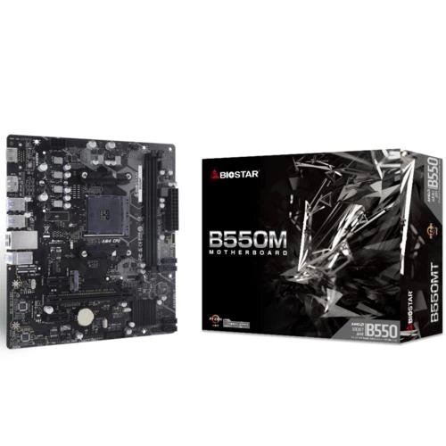 Anakart Bıostar B550Mt 4400Mhz Hdmı Dp M2 Ddr4 Matx Am4 KKTC