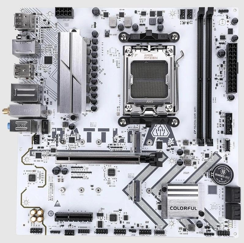 Anakart Colorful Battle-Ax A620M-Gha Whıte Wifi V14 Ddr5 Am5 KKTC