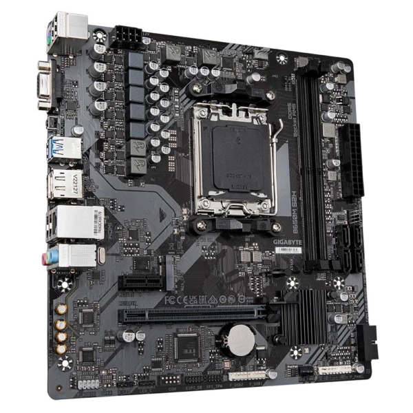 Anakart Gigabyte B650M S2H 6400Mhz Ddr5 Am5 - Görsel 2
