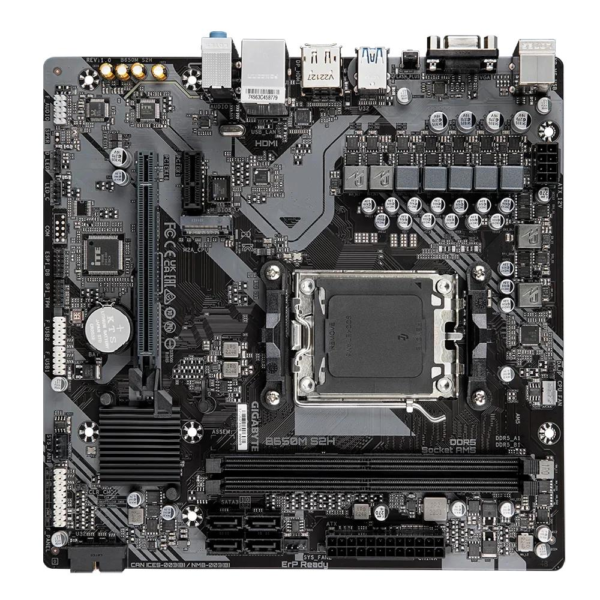 Anakart Gigabyte B650M S2H 6400Mhz Ddr5 Am5 - Görsel 3