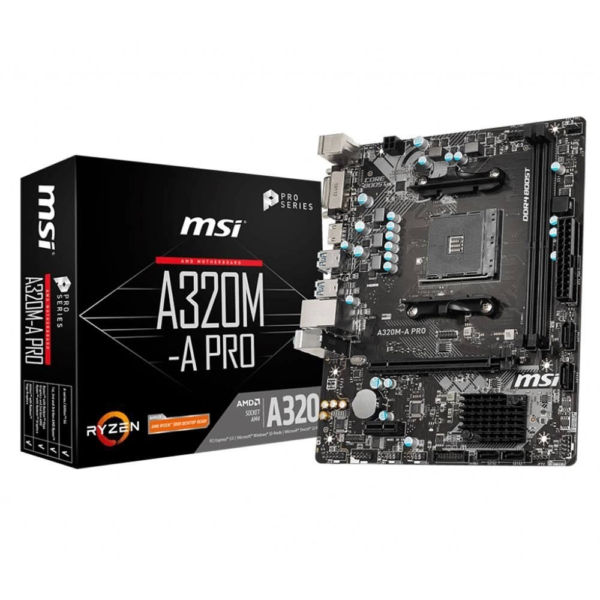 Anakart Msi A320M-A Pro Ddr4 Am4 Kktc