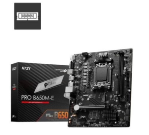 Anakart Msı Pro B650M-E Ddr5 M.2 6800(Oc) Matx Am5 Kktc