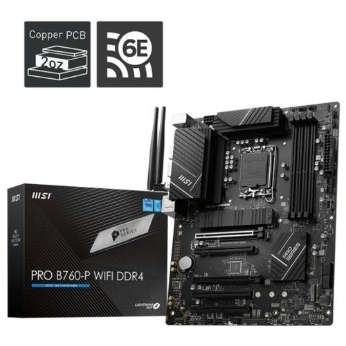 Anakart Msı Pro B760-P Wıfı Ddr4 S+V+Gl 1700P KKTC