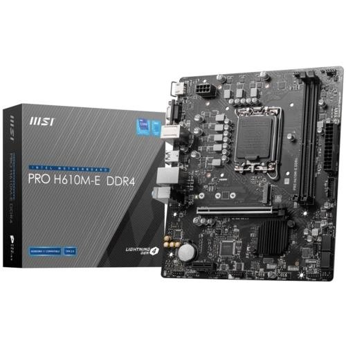 Anakart Msi Pro H610M-E Ddr4 1700P KKTC
