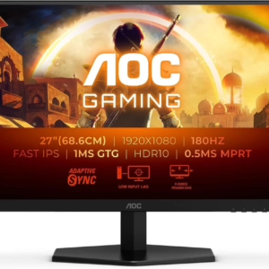 Aoc 27" 27G42E 1Ms 180Hz Hdmi,Displayport Adaptive-Sync Fast Ips