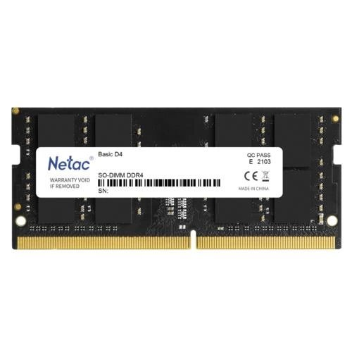 Bellek Netac Basic 16Gb 3200Mhz Ddr4 Ntbsd4N32Sp-16 Notebook KKTC