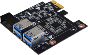 Biostar Pci-E 1X To 4X Usb3.0 Riser Adaptor Dcbtc2