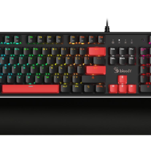 Bloody S515R F.Black Qtr Usb Rgb Mekanik-Bmls Red Swıtch+Bilek Desteği