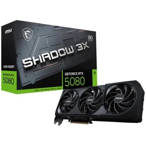 Ekran Kartı Msı Rtx5080 16G Shadow 3X Oc 16Gb 256Bit Gddr7 Dx12