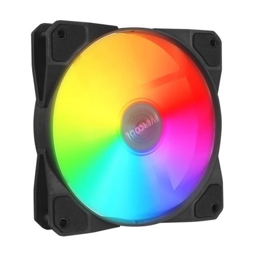 Evercool-F12-38Cfm-1200Rpm-12Cm-Rainbow-Siyah-Kktc-1 Evercool F12 38Cfm 1200Rpm 12Cm Rainbow Siyah - Görsel 2