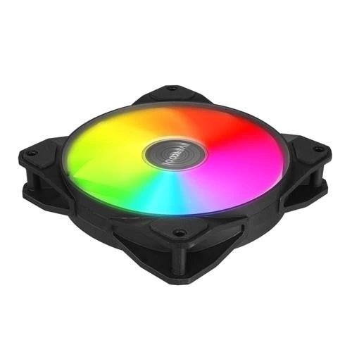 Evercool-F12-38Cfm-1200Rpm-12Cm-Rainbow-Siyah-Kktc-2 Evercool F12 38Cfm 1200Rpm 12Cm Rainbow Siyah - Görsel 3