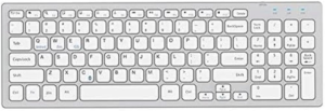Everest Kb-80W Beyaz/Gümüş Ultra İnce Kablosuz Klavye