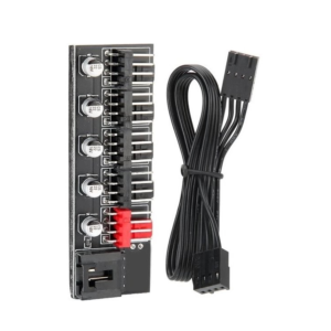 Fan Çoklayici 5 Port Y Pwm Splitter 4 Pin Hub Cpu Kablo Çoğaltici