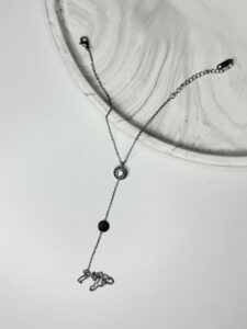 Çelik Silver Taş Detaylı Kadın Şahmeran Bileklik | Modern Ve Zarif Tasarım