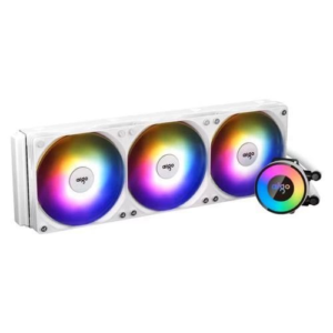 İşlemci Fanı Aıgo Ap360 360Mm Rgb Sıvı Soğutma Beyaz Am5/1700P Kktc