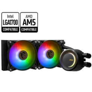 İşlemci̇ Fani Msi Mag Coreliquid E240 240Mm Sivi Soğutma