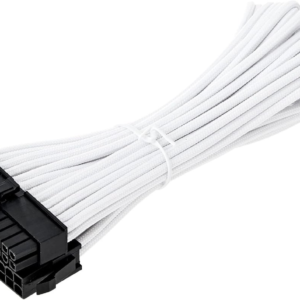 Kablo 24 Pin Cpu Power Beyaz Uzatma 30 Cm