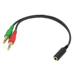 Kablo Frisby Fa-6624Ac Çevi̇ri̇ci̇ 4Pin 3.5Mm Kulaklik Çoklayici