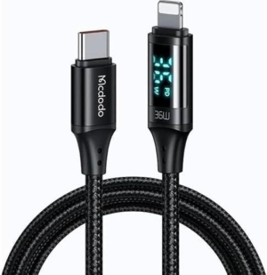 Kablo Mcdodo Ca-1030 1.2Mt Black Type-C To Lighning