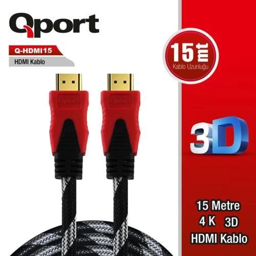 Kablo Qport Q-Hdmı15 Hdmı 15Mt