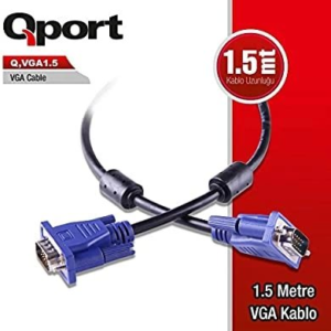 Kablo Qport Q-Vga1.5 1.5Mt Vga KKTC
