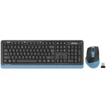 Kablosuz Klavyemouse A4Tech Fg1035 Q Mavi̇ Tr Layout