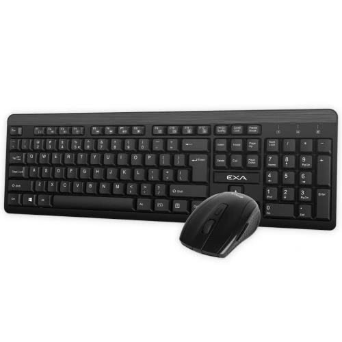 Kablosuz Klavyemouse Set Exa Ex277Gcm Siyah KKTC