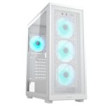 Kasa Cougar Mx220 4X Argb Mid Tower Beyaz