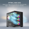 Kasa Gamepower Warcry Prism 4Xargb Fan 650W 80+ Bronze Atx Siyah - Görsel 2