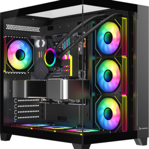 Kasa Gamepower Warcry Topglass 650W+ Psu 4Xargb Temperli Cam Atx Siyah KKTC