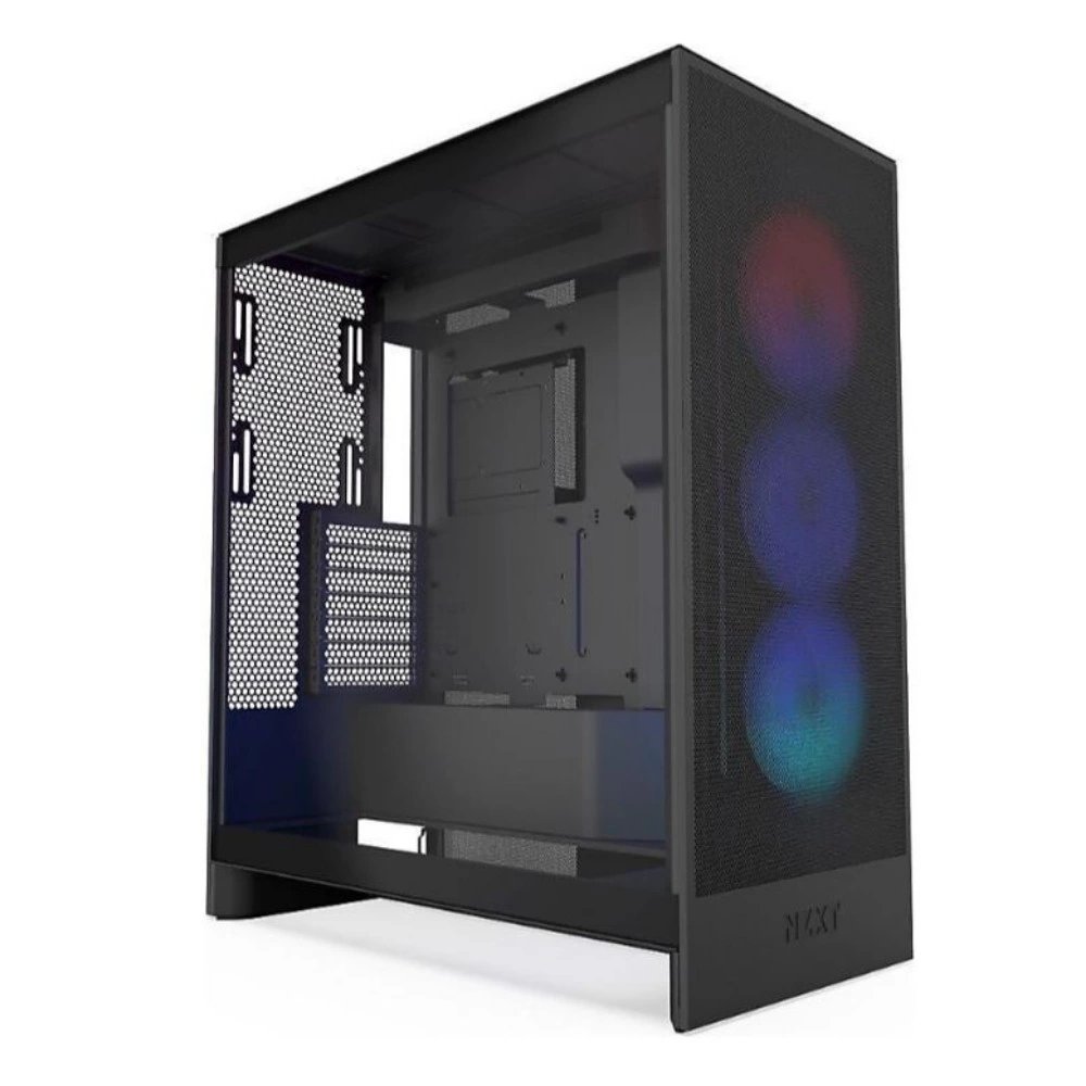 Kasa-Nzxt-H7-Flow2024-Black-Rgb-Tempered-Glass-Usb-3.2-Atx-Mid-Tower-Kktc-1 Kasa Nzxt H7 Flow(2024) Black Rgb Tempered Glass Usb 3.2 Atx Mid Tower - Görsel 2