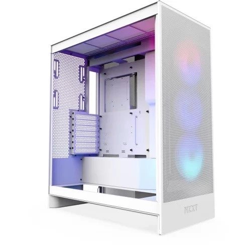 Kasa-Nzxt-H7-Flow2024-White-Rgb-Tempered-Glass-Usb-3.2-Atx-Mid-Tower-Kktc-1 Kasa Nzxt H7 Flow(2024) White Rgb Tempered Glass Usb 3.2 Atx Mid Tower - Görsel 2