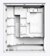 Kasa Nzxt H7 Flow(2024) White Rgb Tempered Glass Usb 3.2 Atx Mid Tower - Görsel 3