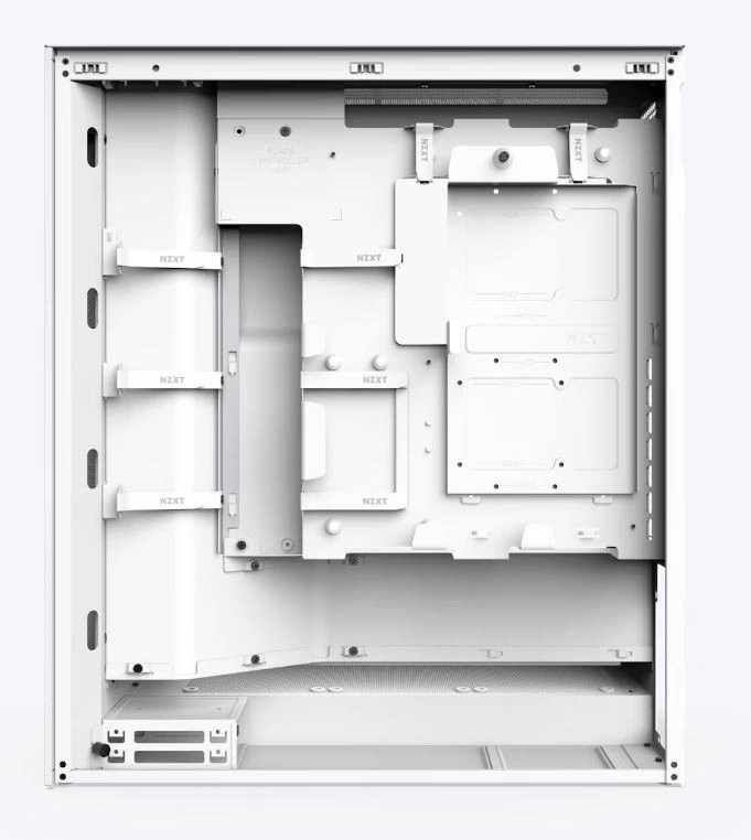Kasa-Nzxt-H7-Flow2024-White-Rgb-Tempered-Glass-Usb-3.2-Atx-Mid-Tower-Kktc-2 Kasa Nzxt H7 Flow(2024) White Rgb Tempered Glass Usb 3.2 Atx Mid Tower - Görsel 3