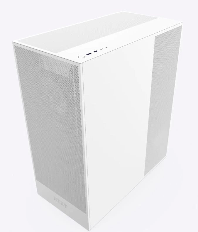 Kasa-Nzxt-H7-Flow2024-White-Rgb-Tempered-Glass-Usb-3.2-Atx-Mid-Tower-Kktc-3 Kasa Nzxt H7 Flow(2024) White Rgb Tempered Glass Usb 3.2 Atx Mid Tower - Görsel 4