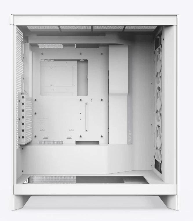 Kasa-Nzxt-H7-Flow2024-White-Rgb-Tempered-Glass-Usb-3.2-Atx-Mid-Tower-Kktc-5 Kasa Nzxt H7 Flow(2024) White Rgb Tempered Glass Usb 3.2 Atx Mid Tower - Görsel 6