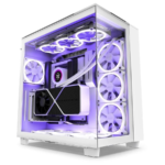 Kasa Nzxt H9 Elite White Rgb Tempered Glass Usb 3.2 Atx Mid Tower
