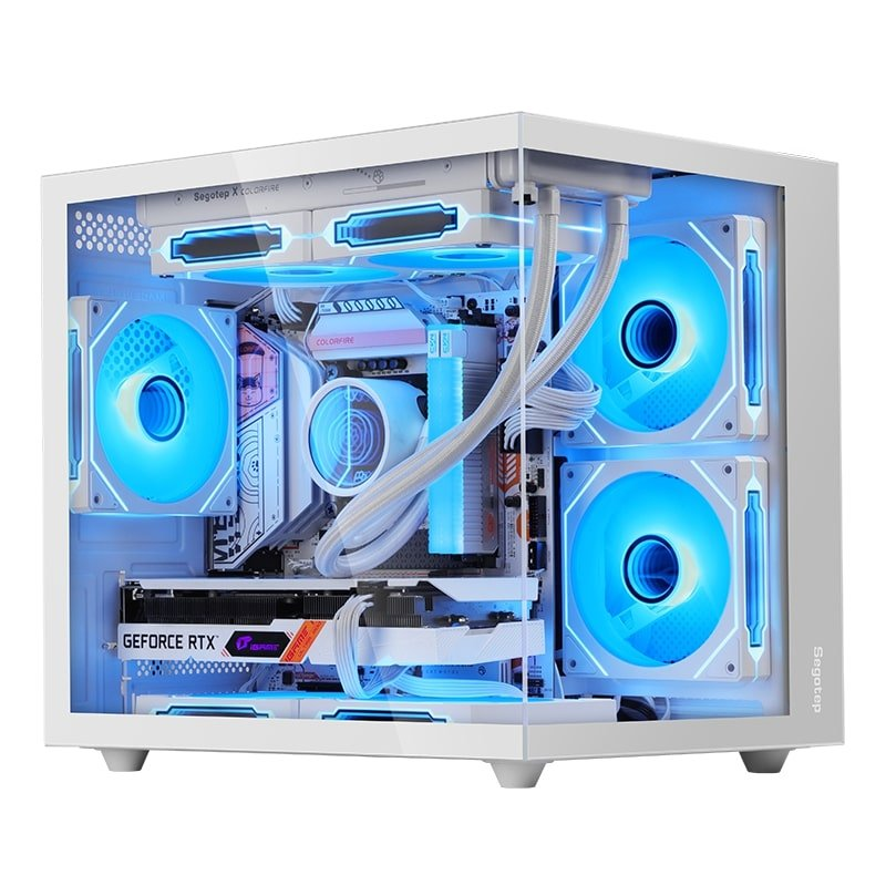 Kasa Segotep Brave W1 Beyaz 650W 80+Bronze Midi Tower KKTC
