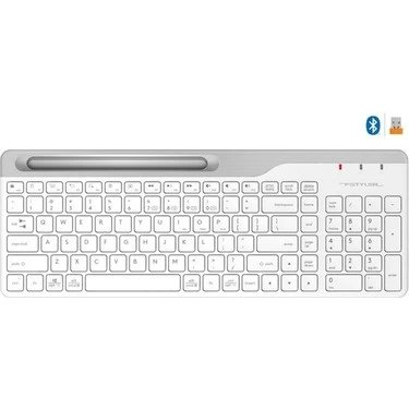 Klavye A4 Tech Fbk25 Beyaz Bluetooth+2.4G Nano Fn-Multimedya Tr Layout KKTC